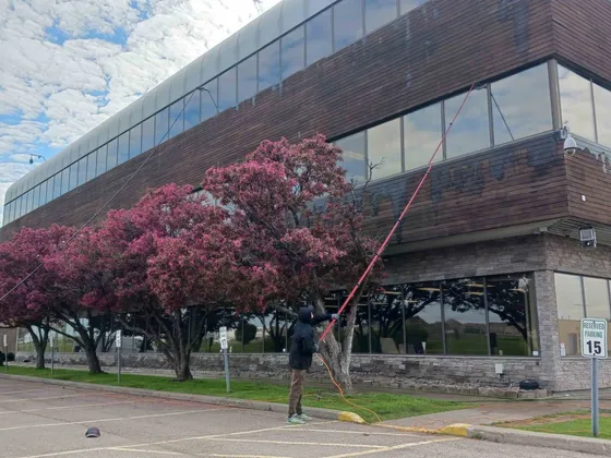 Commercial Window Cleaning at Panasonic Head Quarters — photo 4