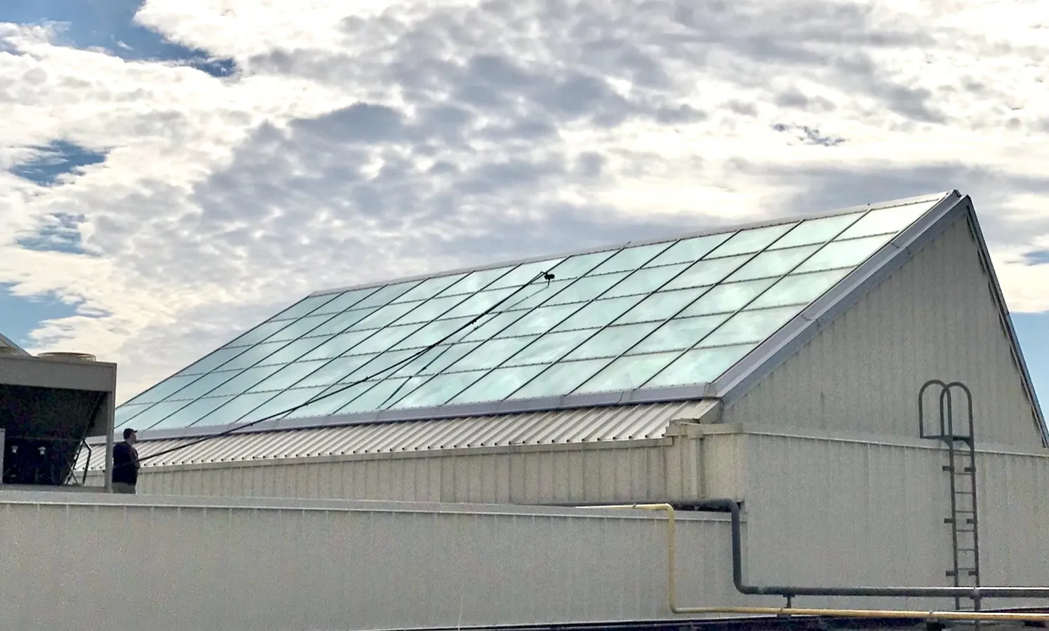 Cleaning of a Skylight Window