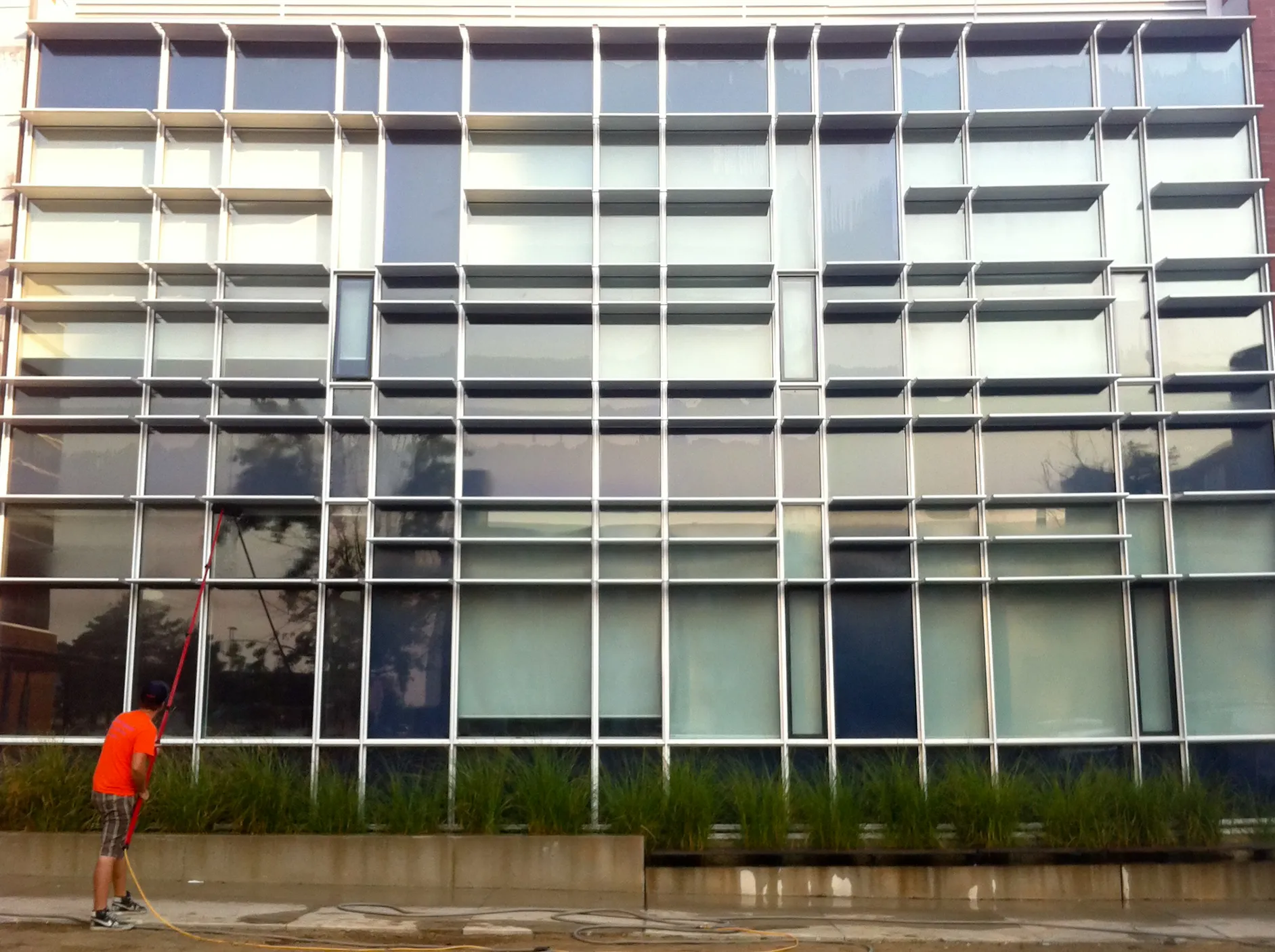 window cleaning at sheridan college