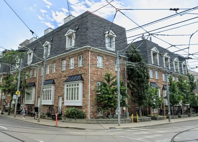 SKYPOLE commercial window cleaning project at TCECC No. 1988 on Queen Street East in Toronto