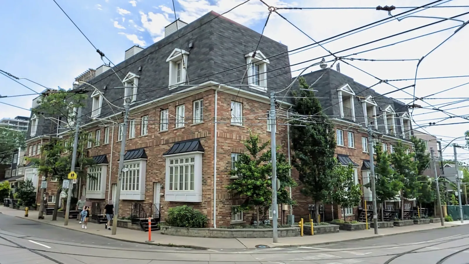 SKYPOLE commercial window cleaning project at TCECC No. 1988 on Queen Street East in Toronto