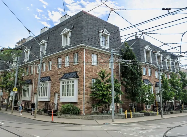 SKYPOLE commercial window cleaning project at TCECC No. 1988 on Queen Street East in Toronto