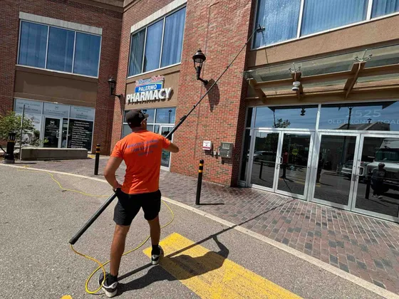 Commercial Window Cleaning at 2525 Old Bronte Rd, Oakville, ON — photo 1