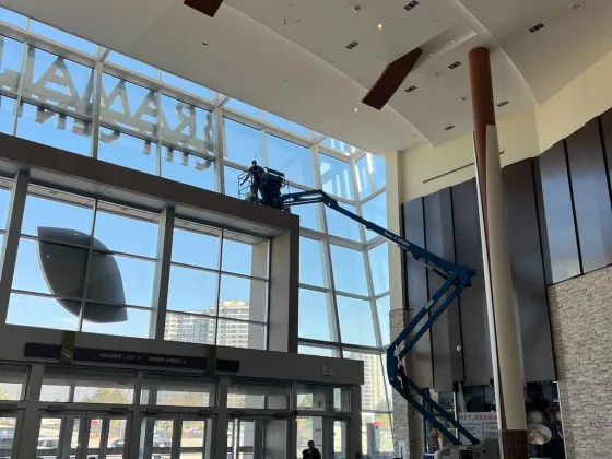 Bramalea City Centre Atrium Window Cleaning Project — photo 1