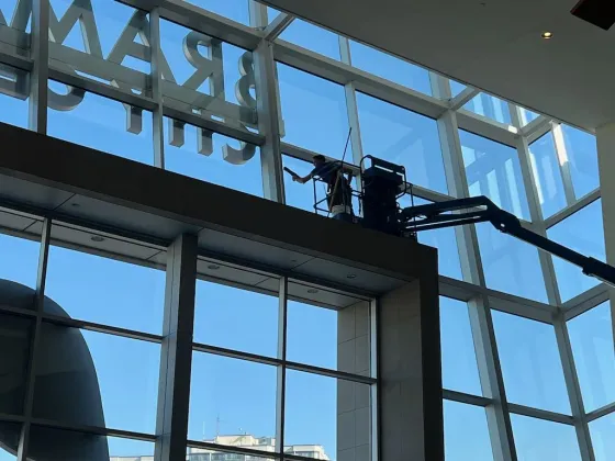 Bramalea City Centre Atrium Window Cleaning Project — photo 2