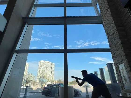 Bramalea City Centre Atrium Window Cleaning Project — photo 3