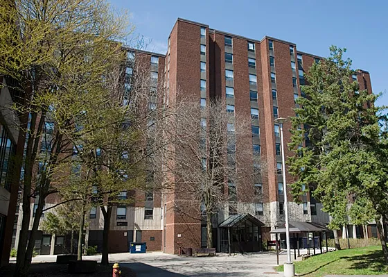 High-Rise Window Cleaning at Brandon Hall – McMaster University, Hamilton — photo 1