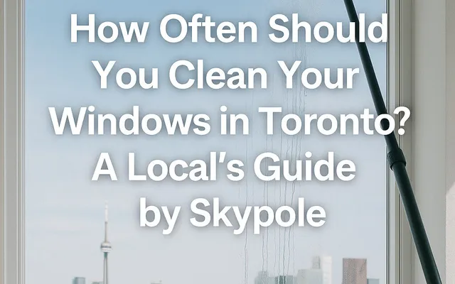 Window cleaning in Toronto, Skypole guide advertisement