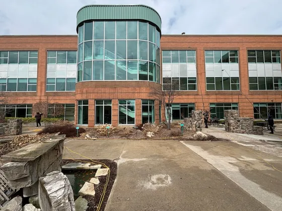Commercial Window Cleaning at Markham Stouffville Hospital — photo 1