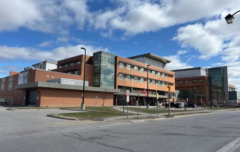 SKYPOLE commercial window cleaning at Markham Stouffville Hospital