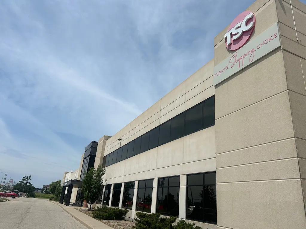 TSC building exterior under clear blue sky
