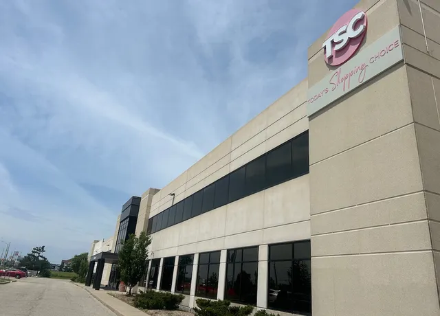 TSC building exterior under clear blue sky
