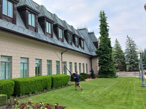 Commercial Window Cleaning at Magna International, Aurora — photo 3