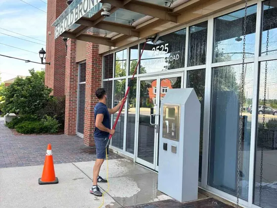 Commercial Window Cleaning at 2525 Old Bronte Rd, Oakville, ON — photo 2