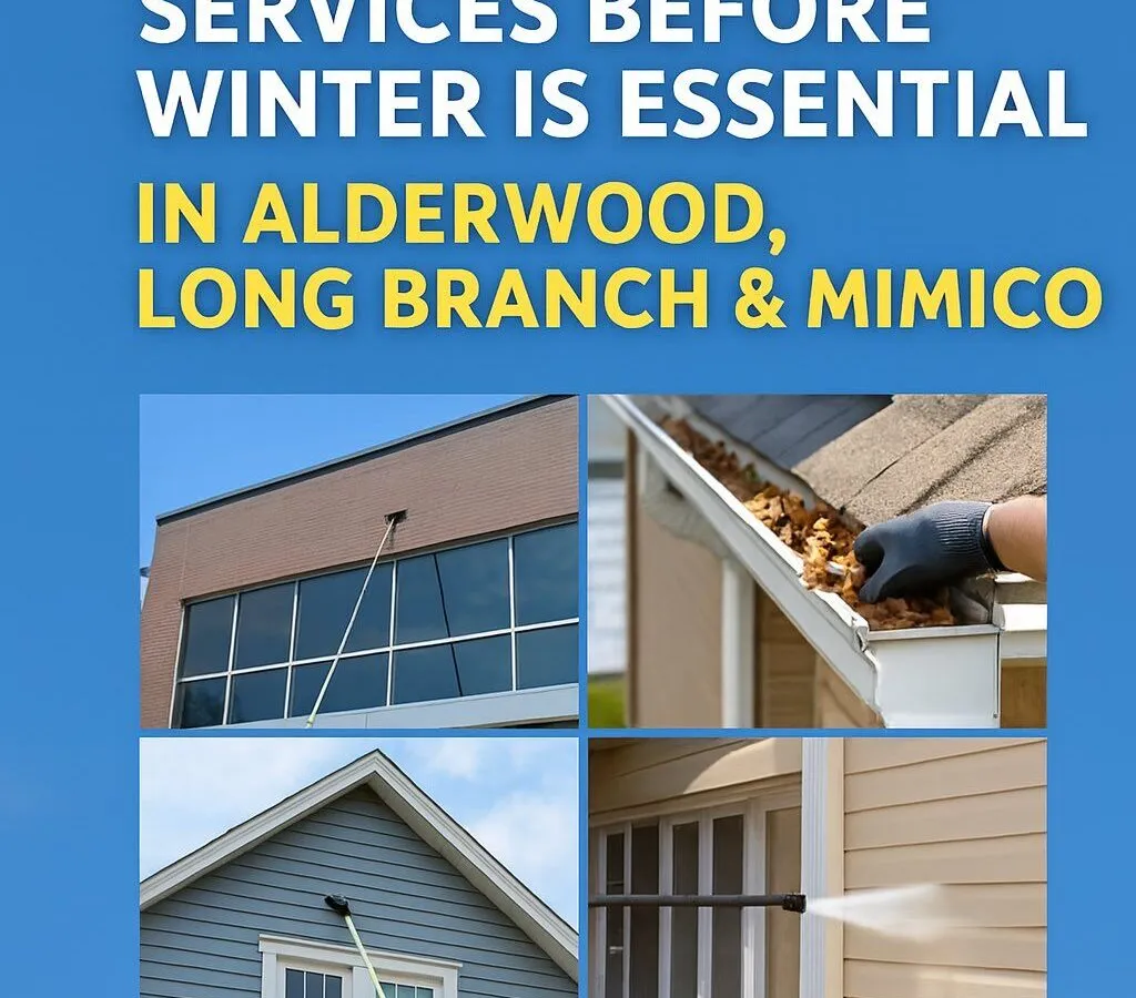 Promotional ad for exterior services in Alderwood, Long Branch and Mimico area