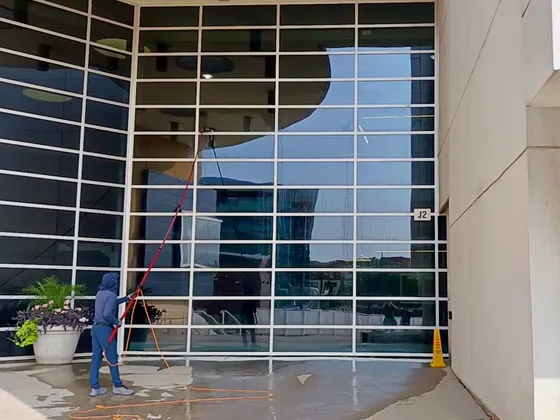 Commercial Window Cleaning at Sheridan College Trafalgar Road Campus — photo 2