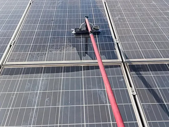 Solar Panel Cleaning at 91 Eastport Blvd, Hamilton — photo 1
