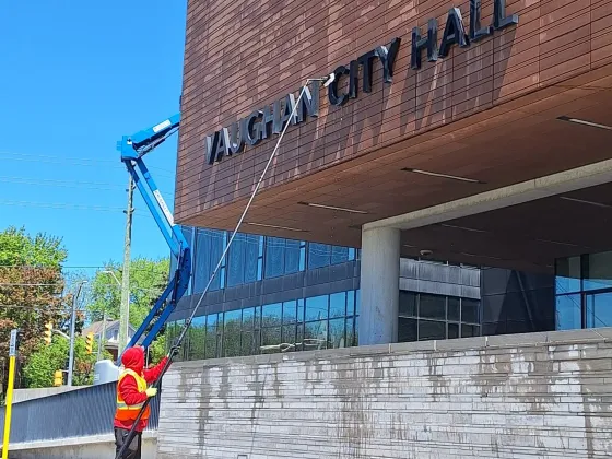 Vaughan City Hall Exterior & Window Cleaning Project — photo 4