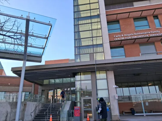 Commercial Window Cleaning at Markham Stouffville Hospital — photo 9