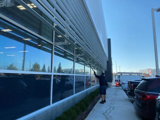 Commercial Window Cleaning at Weishaupt Corporation HQ — photo 5