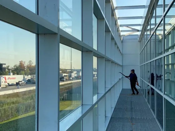 Commercial Window Cleaning at Weishaupt Corporation HQ — photo 7