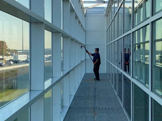 Commercial Window Cleaning at Weishaupt Corporation HQ — photo 2