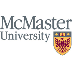 McMaster University logo with crest and name.