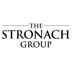 Logo of The Stronach Group in black text.