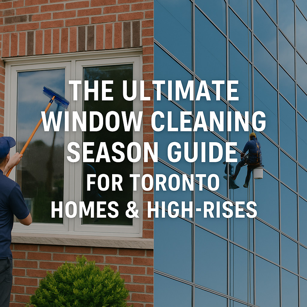 Window cleaning guide for Toronto homes and high-rises