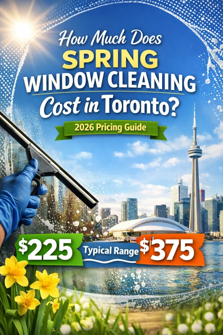 Spring window cleaning cost Toronto skyline Skypole 2026 pricing guide